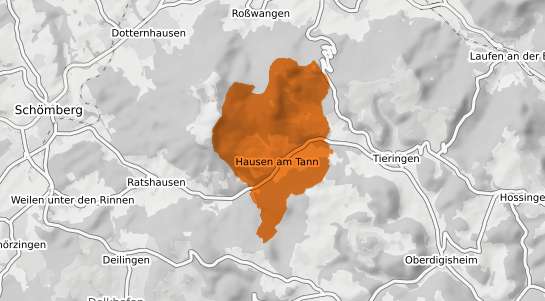 Mietspiegelkarte Hausen am Tann